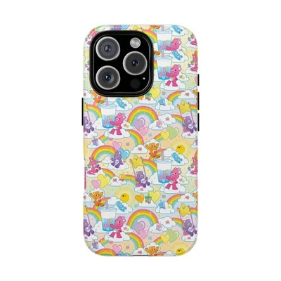 Colorful Care Bear Rainbow Tough Protective Cover Phone Case - Image 1 of 3