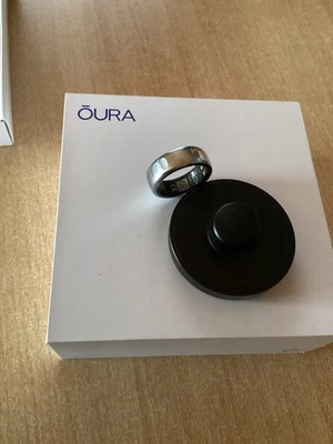 Ōura Smart Ring Generation 3 US-Größe 9 Horizon Silber - Bild 1 von 4