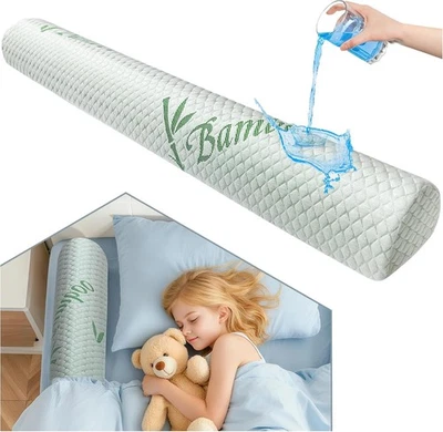 Parachoques de cama impermeable para niño pequeño, riel de espuma suave para bebé completo, queen, doble, Foto 1 de 3