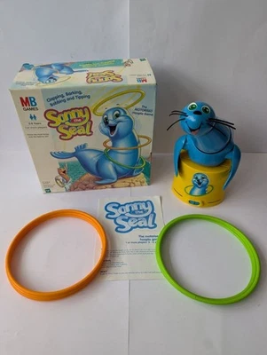 Sonny the Seal – Motorised Hoopla Game (1999) MB Games Complete Tested & Working - Image 1 of 4