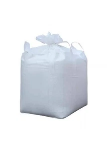 Heavy Duty FIBC Bulk Super Ton Bag 2200 LBS 48x42x43 Duffle Top and Flat Bottom - Picture 1 of 5