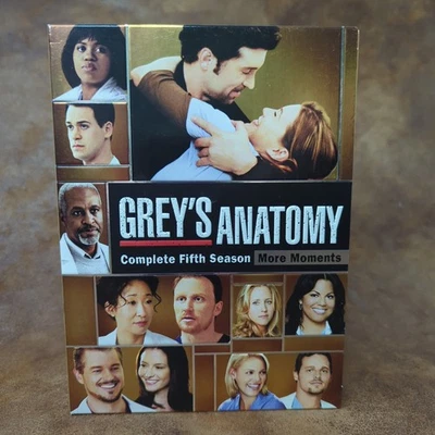 Grey's Anatomy: the Complete Fifth Season (DVD, 2008) TV Show ABC Dr. Drama - Image 1 of 2