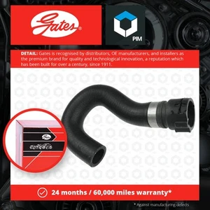Heater Hose fits BMW 525D E39 2.5D 2000 Coolant Gates 11352247879 Quality New - Picture 1 of 2