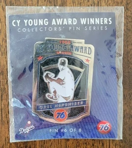 Orel Hershiser Lapel Pin 2015 Dodgers Union 76 Los Angeles Baseball - Picture 1 of 3