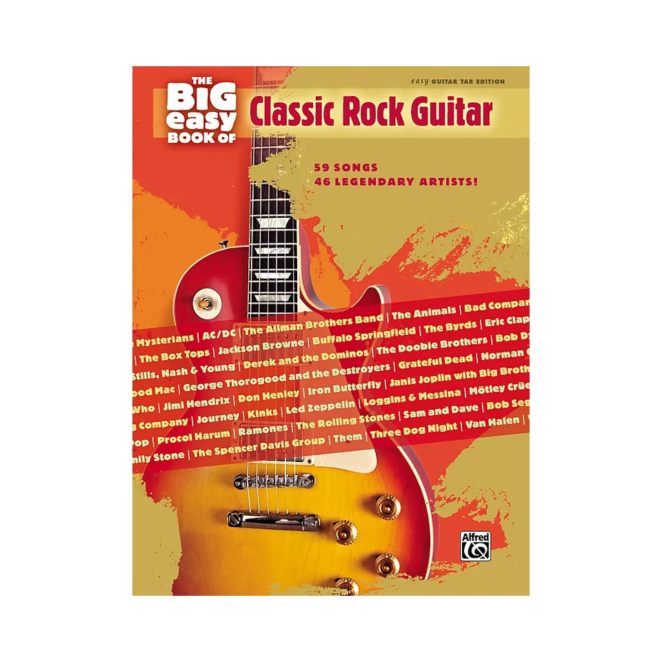 Alfred The Big Easy Book of Classic Rock Guitar Tab Foto 1 de 1
