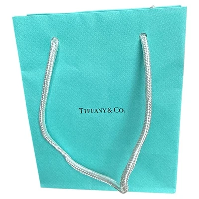 Tiffany & Co Shopping Gift Bag Handle 6x5x3 Empty - Image 1 of 4