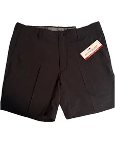 Grand Slam Golf Mens Shorts Size 36 Black Flat Front Pockets 360 Active NWT - Picture 1 of 8