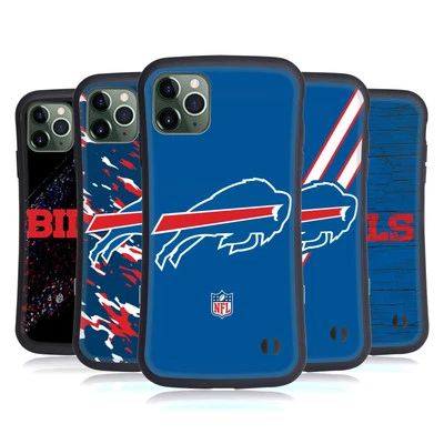 OFFICIAL NFL BUFFALO BILLS LOGO HYBRID CASE FOR APPLE iPHONES PHONES - Image 1 of 4