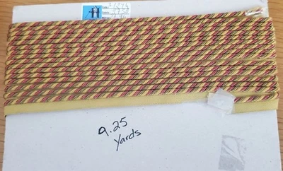 Recortes de cinta de diseñador Houles Paris 9,25 yardas cordón Villandry 4 mm-5/32" Foto 1 de 4