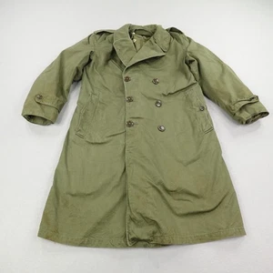 VTG US Army Jacket Medium Overcoat OG 107 Removable Wool Liner 1950 Korean War - Picture 1 of 14
