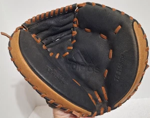 Adidas Modelo TS 3150BR Juvenil Derecha Cuero Catchers Guante Negro/Marrón 31.5" - Imagen 1 de 8