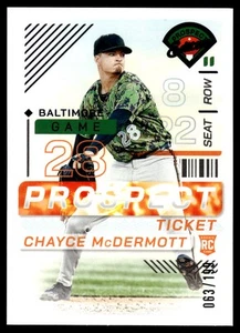 Boleto Panini Prospect Edition Chayce McDermott Prospect 2024/199 #44 Baltimore - Imagen 1 de 2
