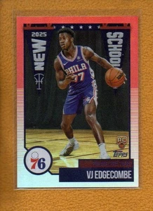 VJ Edgecombe 2025-26 Topps Basketball Rookie New School RC #NS-3 - Bild 1 von 2