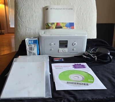 HP Photosmart A510 Q7020A Vivera Color Photo Printer - Image 1 of 4