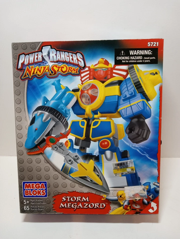 Nuevo Sellado Mega Bloks Power Ranger Ninja Storm Megazord Modelo 5721-2003 Foto 1 de 4