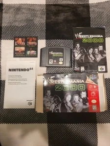 WWF WrestleMania 2000 Complete with Lenticular Card for N64 - Nintendo 64 - Picture 1 of 3