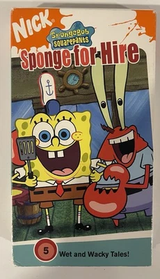 Nickelodeon Spongebob Squarepants Sponge for Hire (2004) VHS - Image 1 of 4