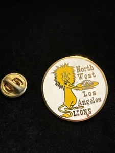 Vintage seltene North West Los Angeles Lions Club Pin Push-Back Pin defekt (Lot# 481) - Bild 1 von 6