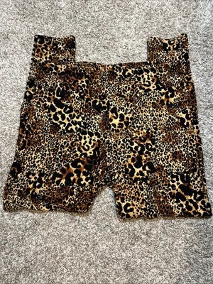 Leggings rasgados con estampado de leopardo talla XL sin marca 28 pulgadas entrepierna ENVÍO GRATUITO Foto 1 de 4