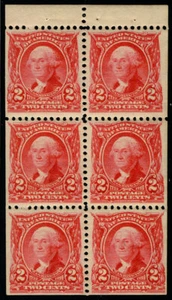 MALACK 301c XF-SUPERB OG NH, a superb booklet pane, ..MORE.. g8708 - Picture 1 of 1