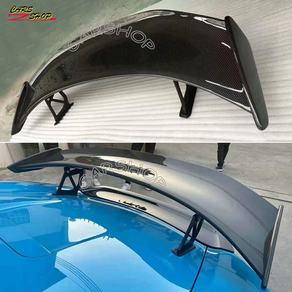 Alerón trasero de fibra de carbono estilo Boxster Cayman GT4 para Porsche 718 981 987 Foto 1 de 4