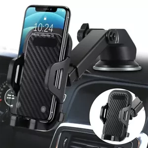 Support Téléphone Voiture Ventouse Tableau Pare-Brise Smartphone Porte Téléphone - Photo 1 sur 6