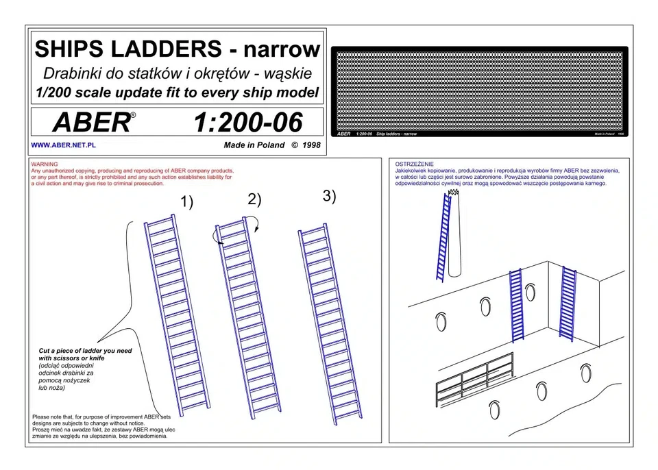 Aber	S 1:200-06	 Échelles de bateau - étroites - Photo 1/1