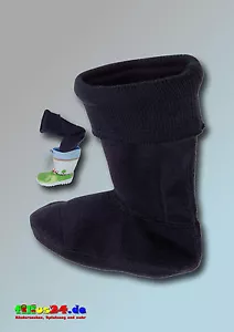 Playshoes Fleece Stiefelsocke lang in marine Gr 18 bis 35 - Bild 1 von 3