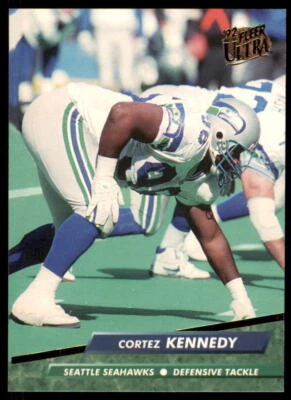 1992 Ultra  #379 Cortez Kennedy - Seattle Seahawks - Image 1 of 2