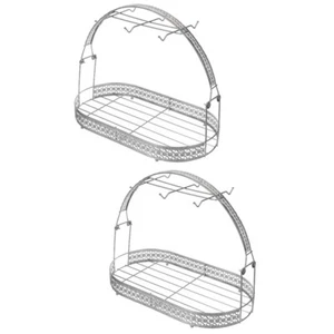 2 PCS European Coffee Cup Holder Shopping Mugs Racks Tea Display - Picture 1 of 12