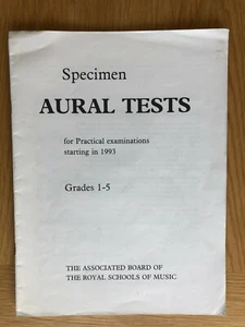 Grades 1 – 5 Specimen Aural Tests (ABRSM) - Picture 1 of 3