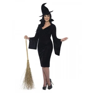 Halloween Ladies Curves Witch Costume Size X3 XXXL Uk 28 - 30 CR042 BB 03 - Picture 1 of 5