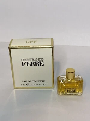 FERRE от Gianfranco Ferre 5 мл / 0,17 унций туалетная вода брызги мини новый в коробке - Изображение 1 из 4