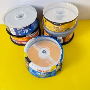 DVD-R Recordable Media Pack~4.7 GB 120 Min 16X~40 Blank Discs~Phillips~Sony~Open - Picture 1 of 13