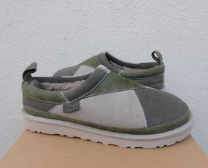UGG GREEN TASMAN REIMAGINED SUEDE/ SHEEPWOOL SLIPPERS, MEN US 9/ EUR 42 ~NEW - Picture 1 of 5