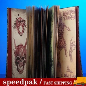 Necronomicon ResinDark Magic Book Demon Evil Dead Summon New Prop Horror \DE\ - Foto 1 di 15