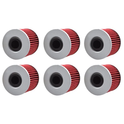 6pcs Oil Filters For Suzuki GS400 GS450 GS500E GS550 GS650 GS750 GS850 GS1000 - Image 1 of 4