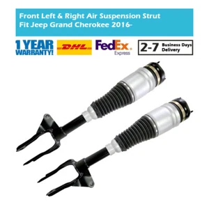 2016-2020 Fit Jeep Grand Cherokee Overland SRT Front Air Suspension Shock Struts - Picture 1 of 10