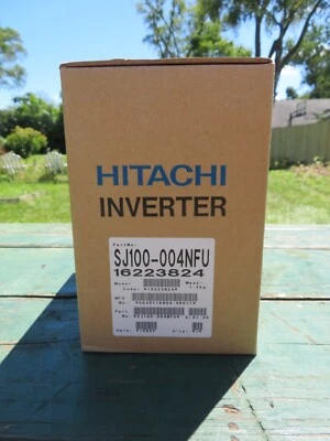 Hitachi Inverter SJ100-004NFU Factory Sealed Box / New Old Stock - Image 1 of 4