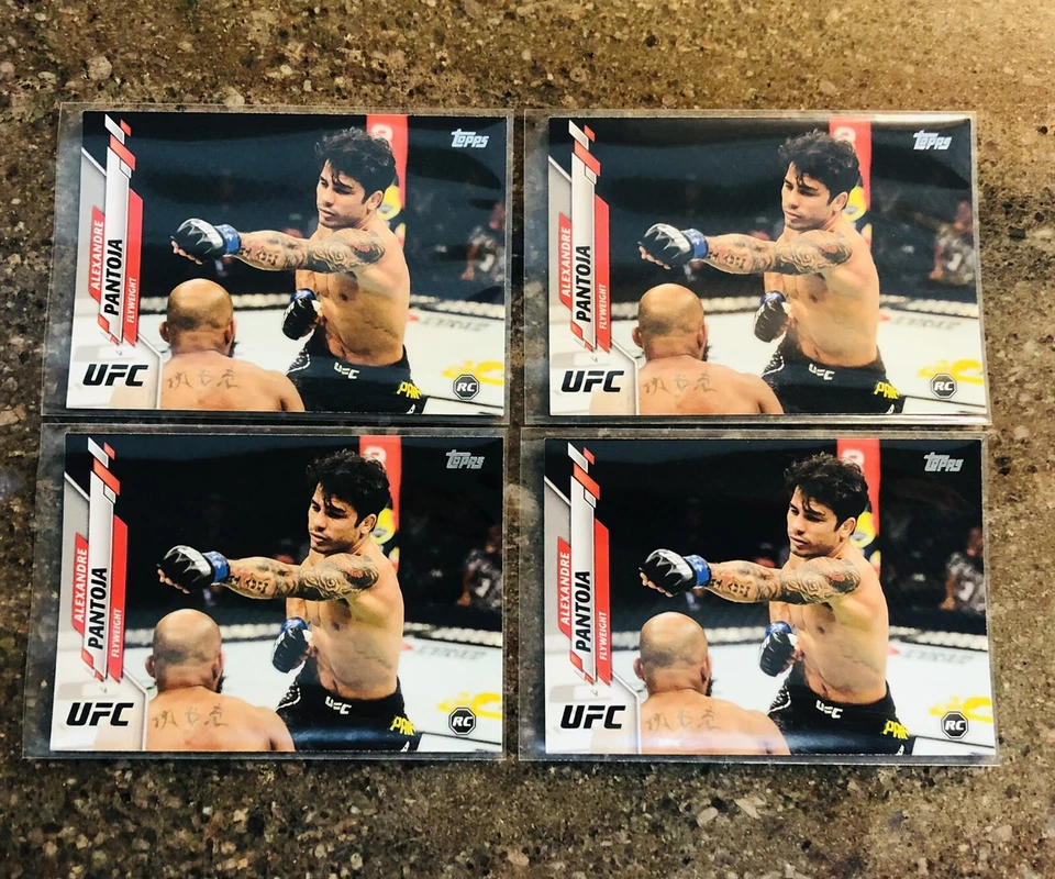 2020 Topps UFC Alexandre Pantoja Rookie 4 LOT Card Flyweight #93 RC Next Champ - Image 1 of 1