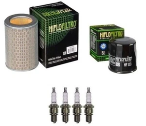 Service Kit For HONDA CB600 HORNET (1998 to 2002) Filters & Iridium Spark Plugs - Picture 1 of 6