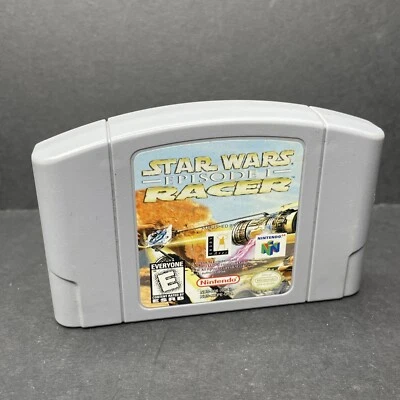 Star Wars Racer (NINTENDO 64 N64, 1997) Carrito Solo Videojuego, Probado Funciona Foto 1 de 4