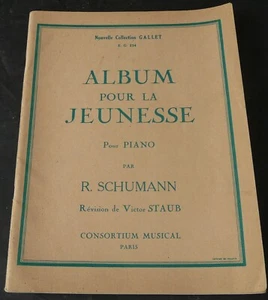 Album pour la jeunesse – R. Schumann | Partition piano vintage REF 4607C - Imagen 1 de 4