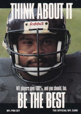 MIKE SINGLETARY 1991 NFL Pro Set - Image 1 of 2