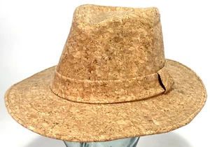 Cappello Panama in sughero con fascia per cappello - 58 cm - foderato in poliestere - Foto 1 di 6