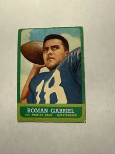 1963 Topps #37 Roman Gabriel Rams EX - Bild 1 von 2