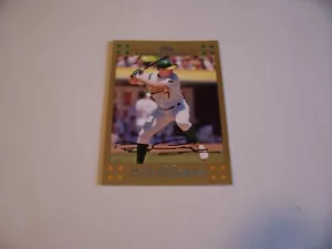 2007 TOPPS BASEBALL BOBBY CROSBY GOLD BORDER INSERT CARD #ed/ - Bild 1 von 1