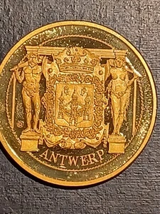 1961-1981 1981 Mercator Antwerp Medal Holland Netherlands Commemorative Brass - Picture 1 of 5