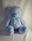 KellyToy Baby Boy Teddy Bear Plush Toy Blue 16" Stuffed Animal Embroidered 