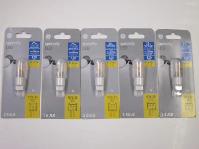 GE Specialty LED 120V 3W T4 GY6.35 Flat Pin Base (5 Bulbs Total) - Image 1 of 4
